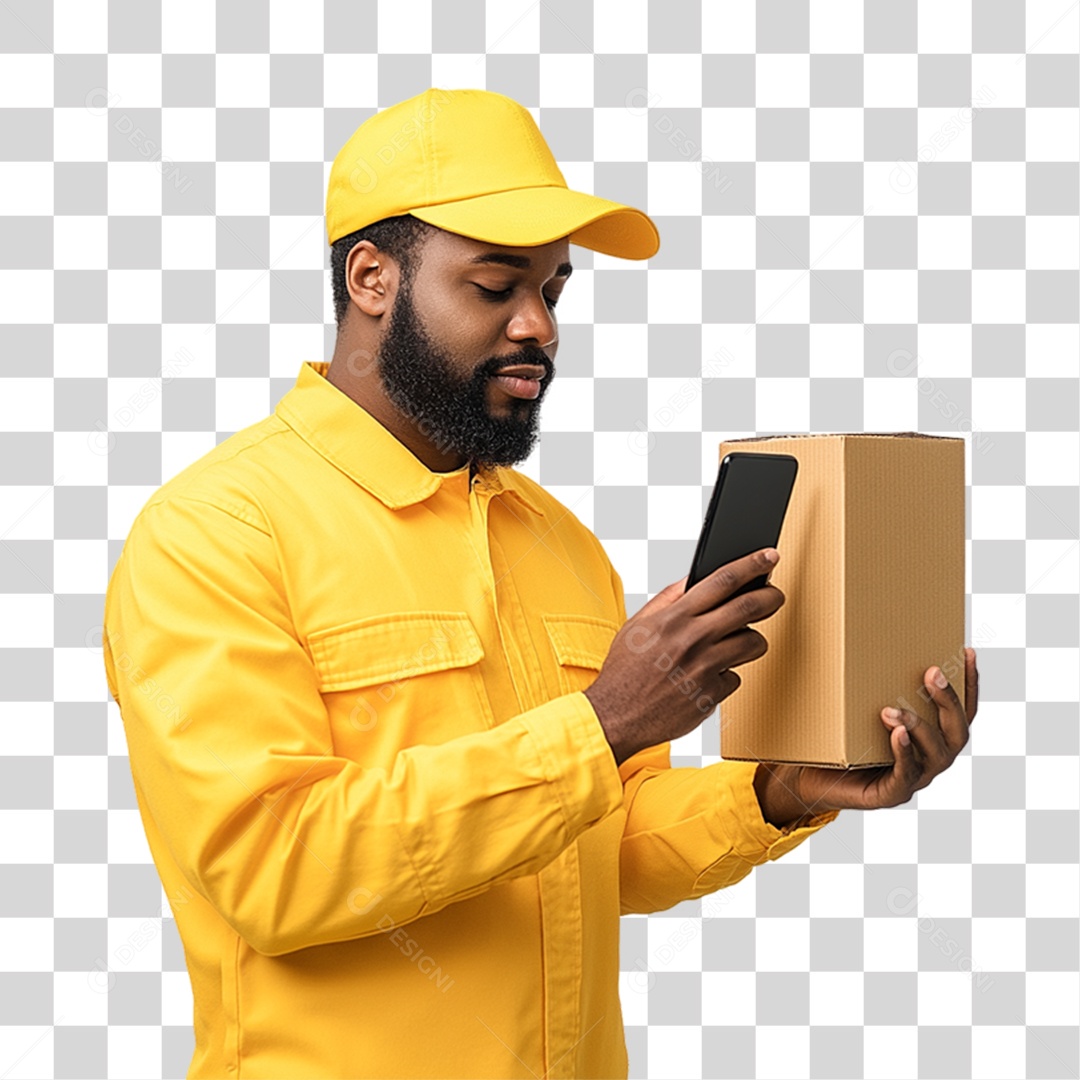 Entregador Trabalho Mercadorias PNG Transparente