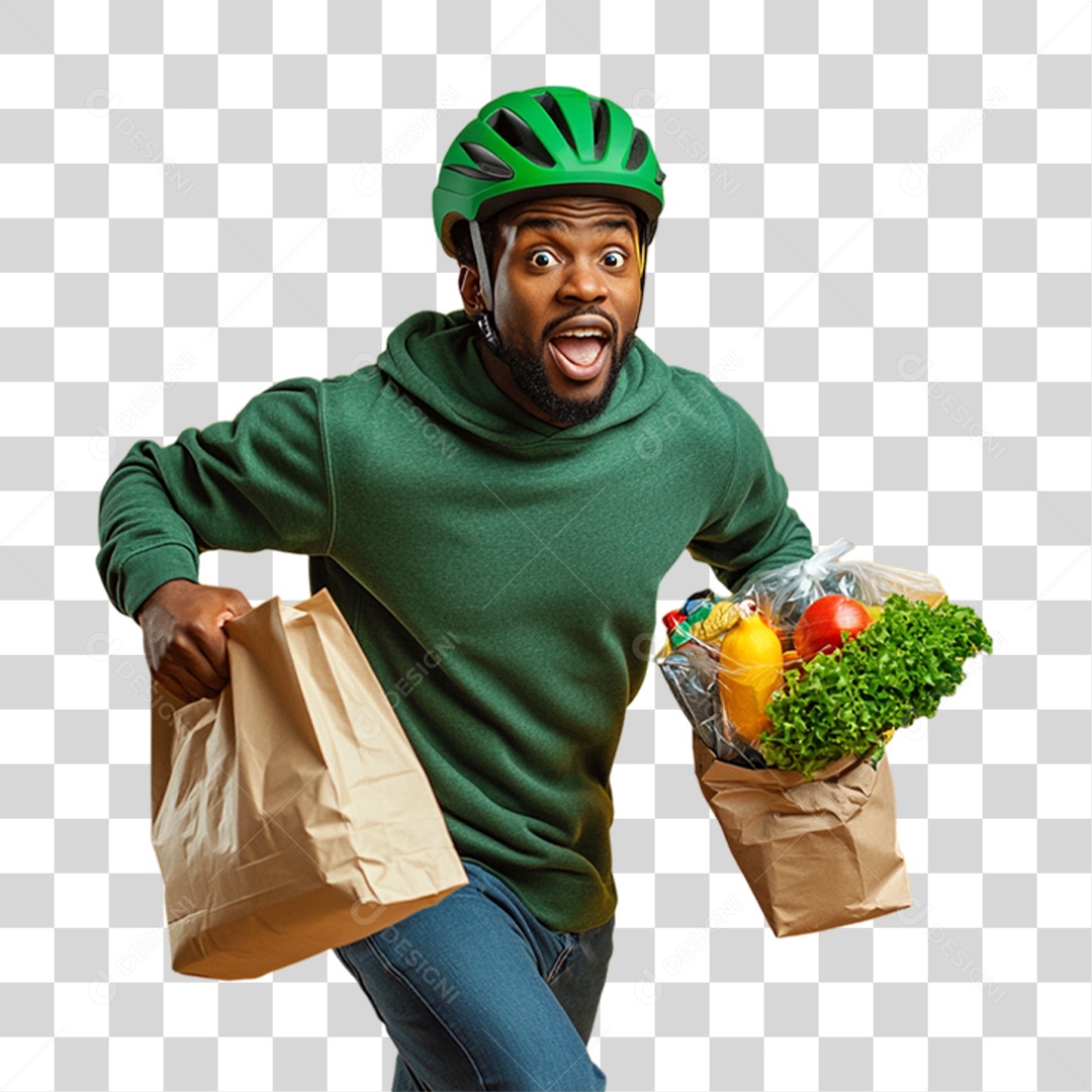 Entregador Trabalho Mercadorias PNG Transparente