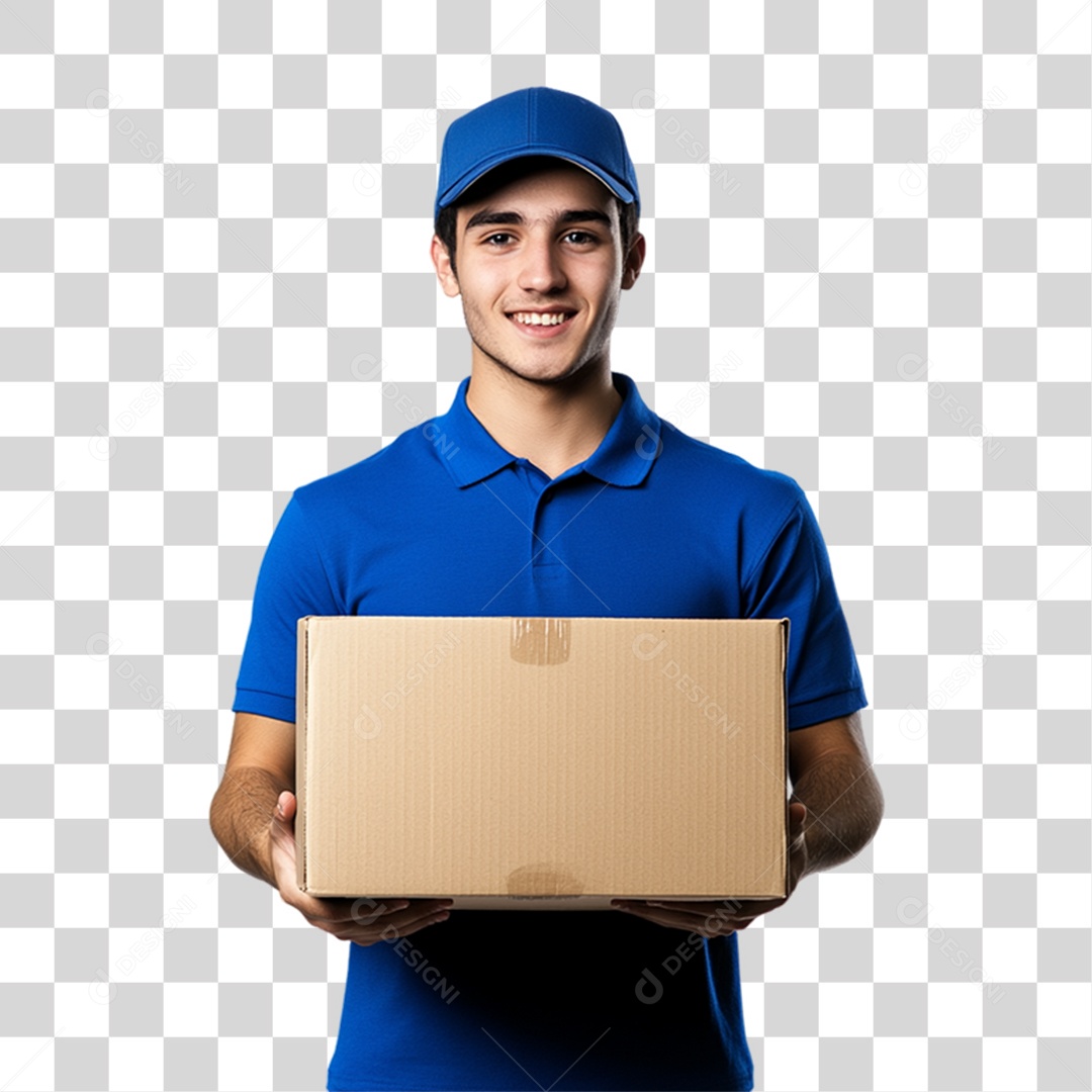 Entregador Trabalho Mercadorias PNG Transparente