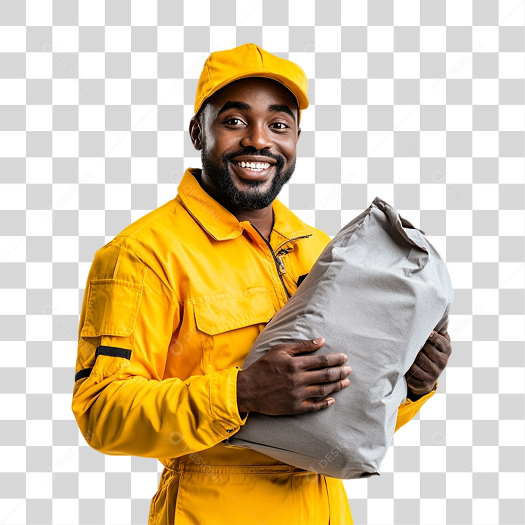 Entregador Trabalho Mercadorias PNG Transparente