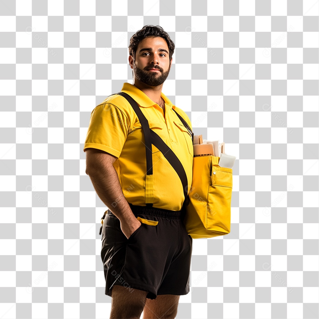 Entregador Trabalho Mercadorias PNG Transparente