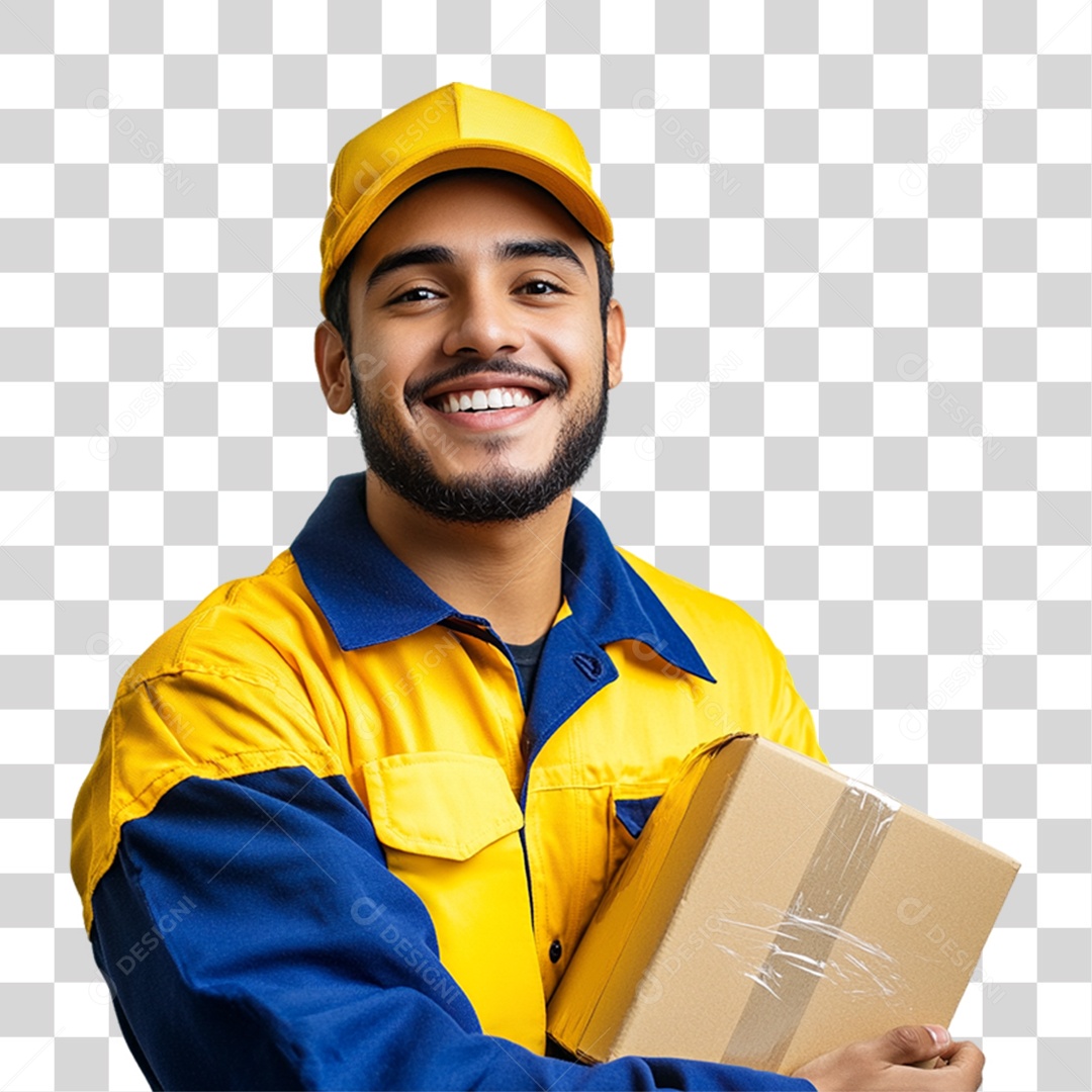Entregador Trabalho Mercadorias PNG Transparente