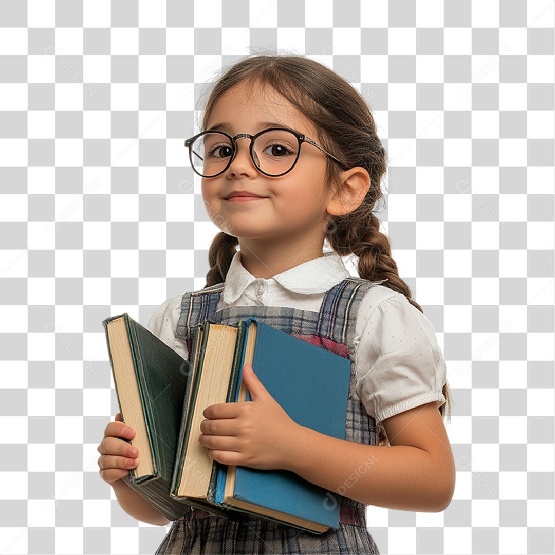 Criança Estudante Dia das Crianças PNG Transparente