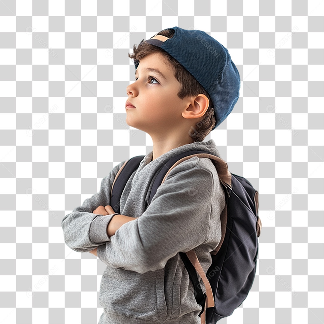 Criança Estudante Dia das Crianças PNG Transparente