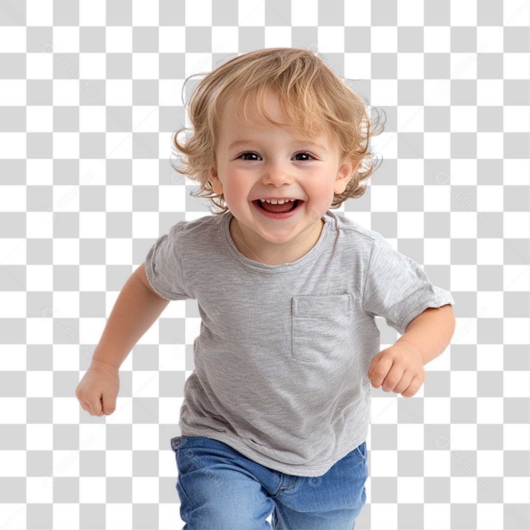 Criança Alegre Dia das Crianças PNG Transparente