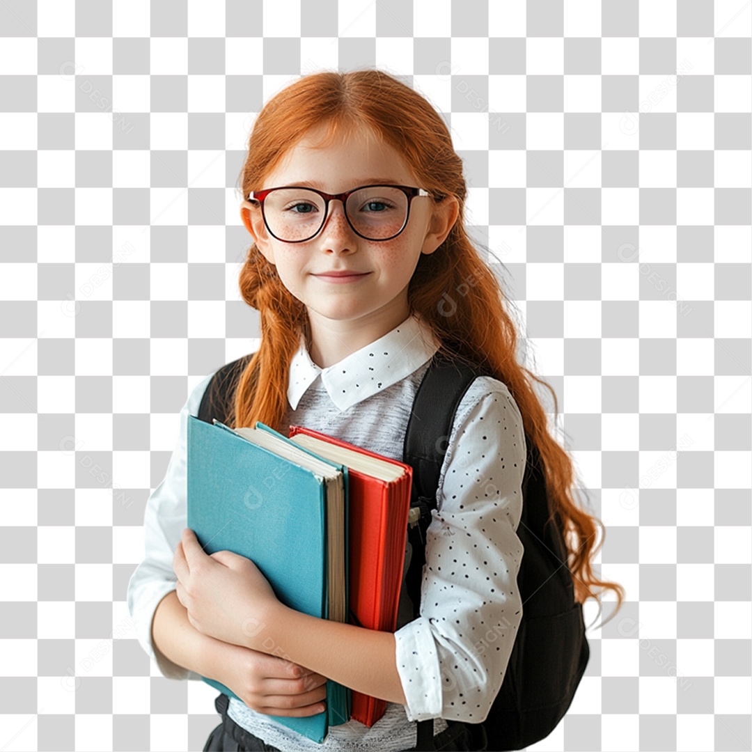 Criança Estudante Dia das Crianças PNG Transparente