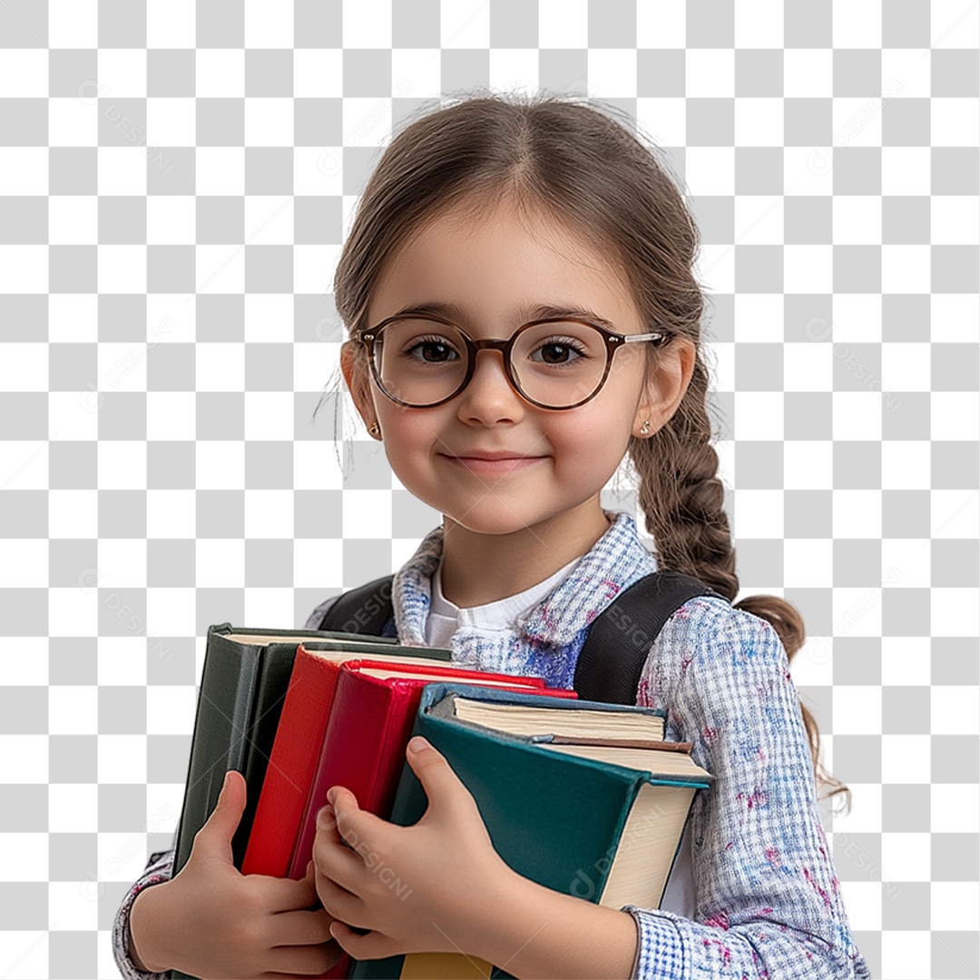 Criança Estudante Dia das Crianças PNG Transparente