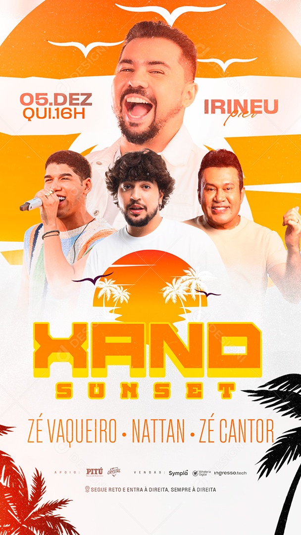 Flyer Artist Shows Social Media PSD Editable