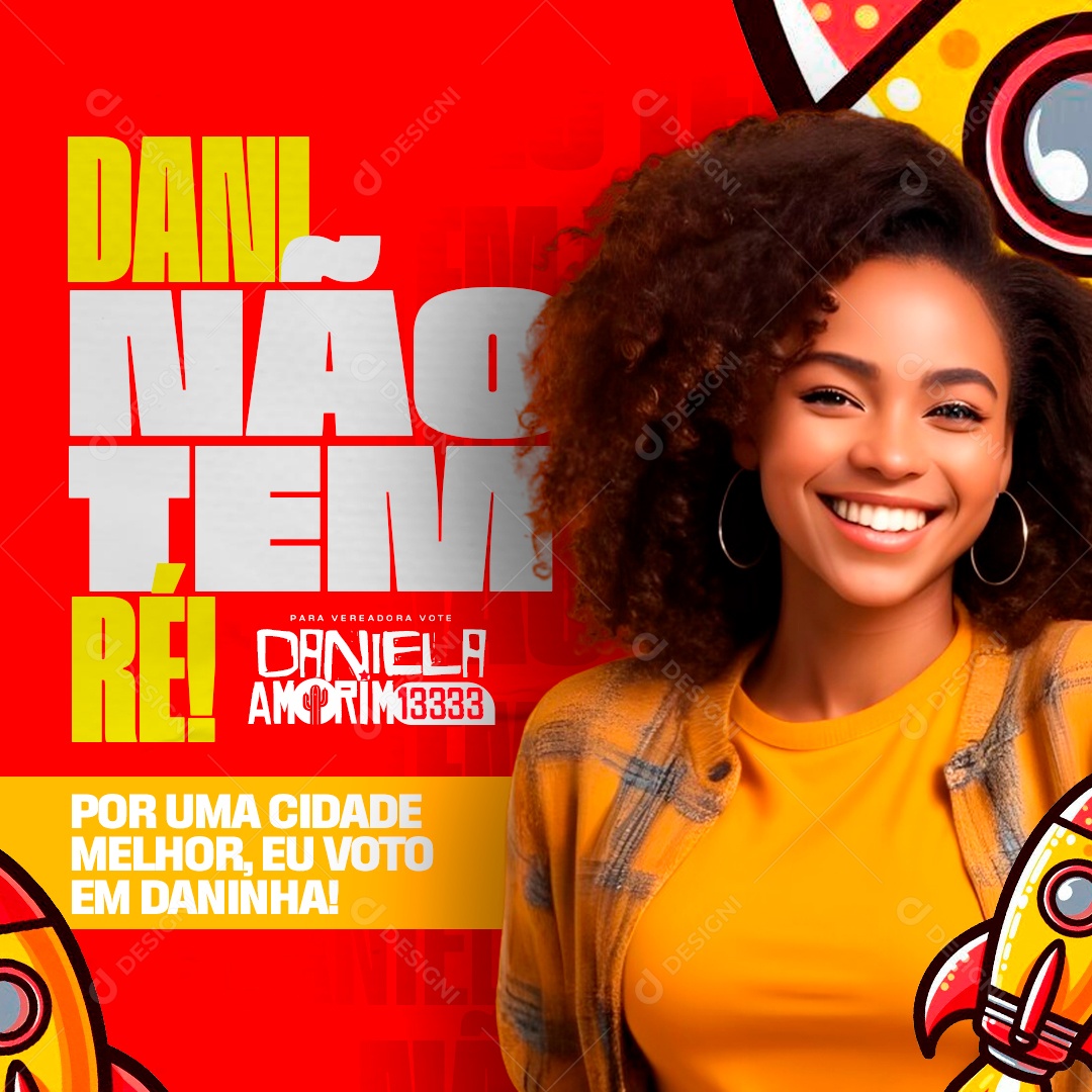 Flyer Política Social Media PSD Editável