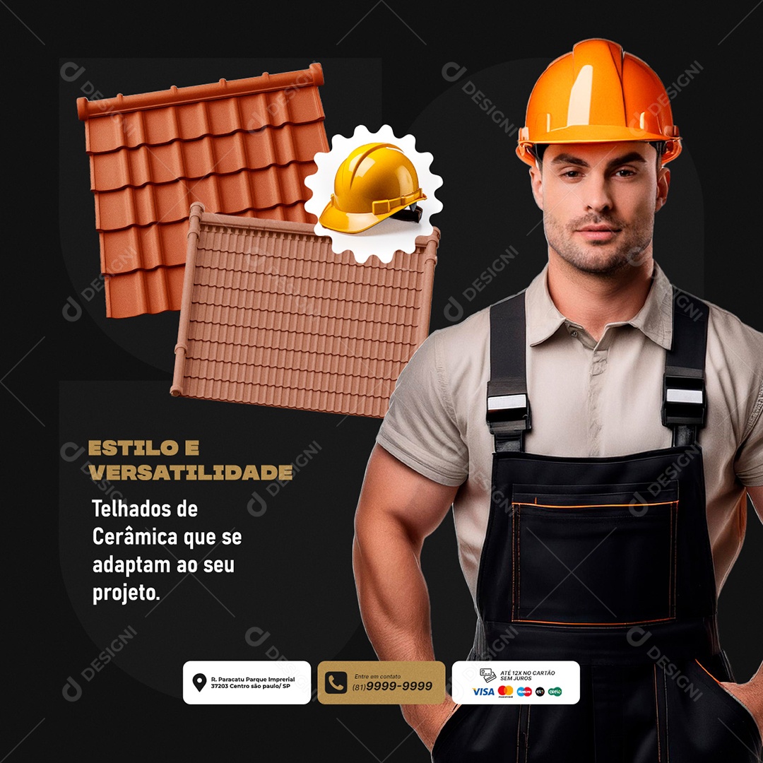 Estilo e Versatilidade Social Media PSD Editável