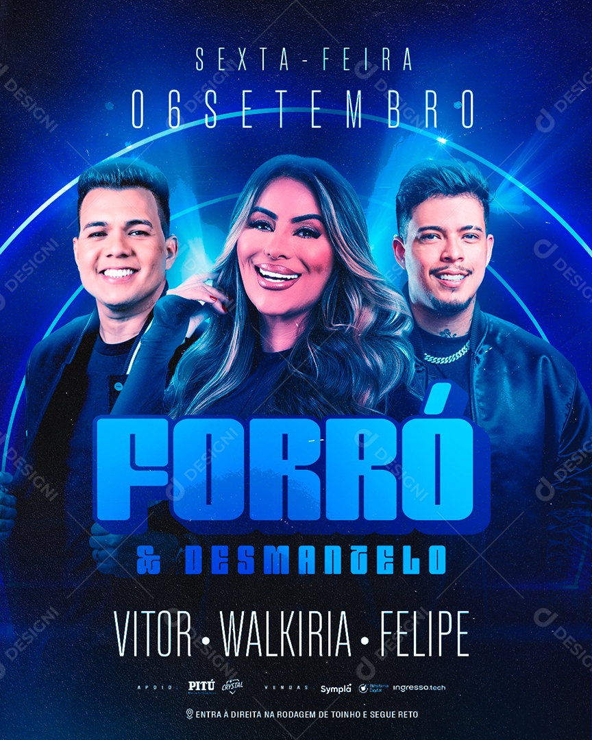 Flyer Shows Artist Social Media PSD Editable