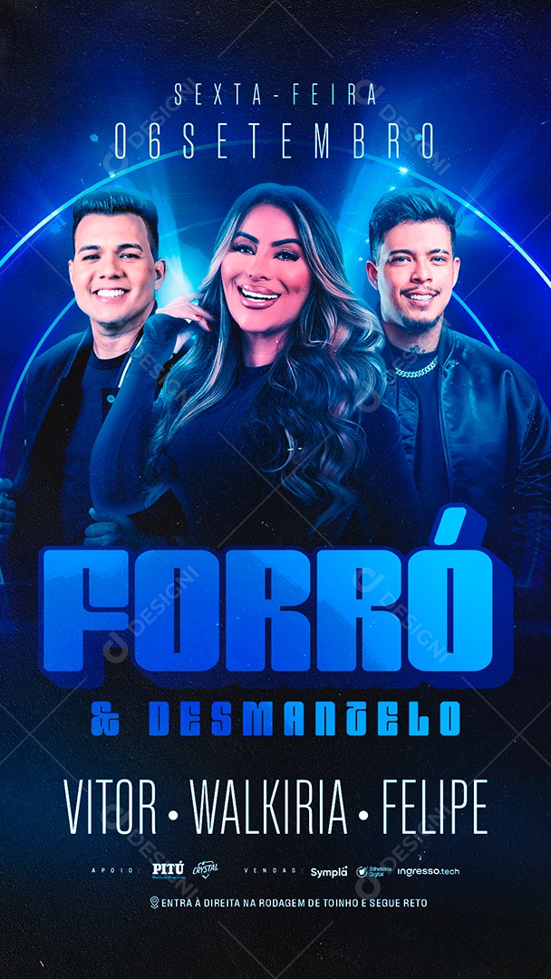 Flyer Shows Artist Social Media PSD Editable