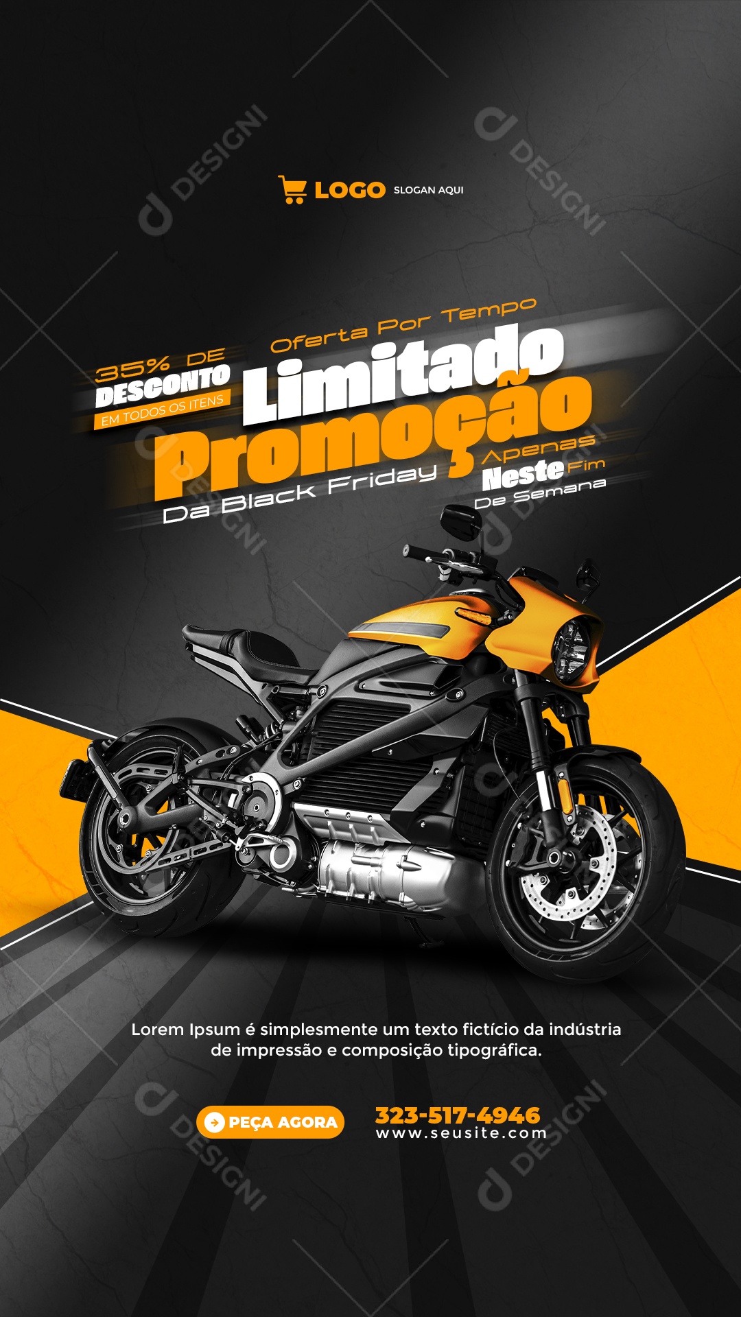 Story Promoção de Black Friday Social Media PSD Editável