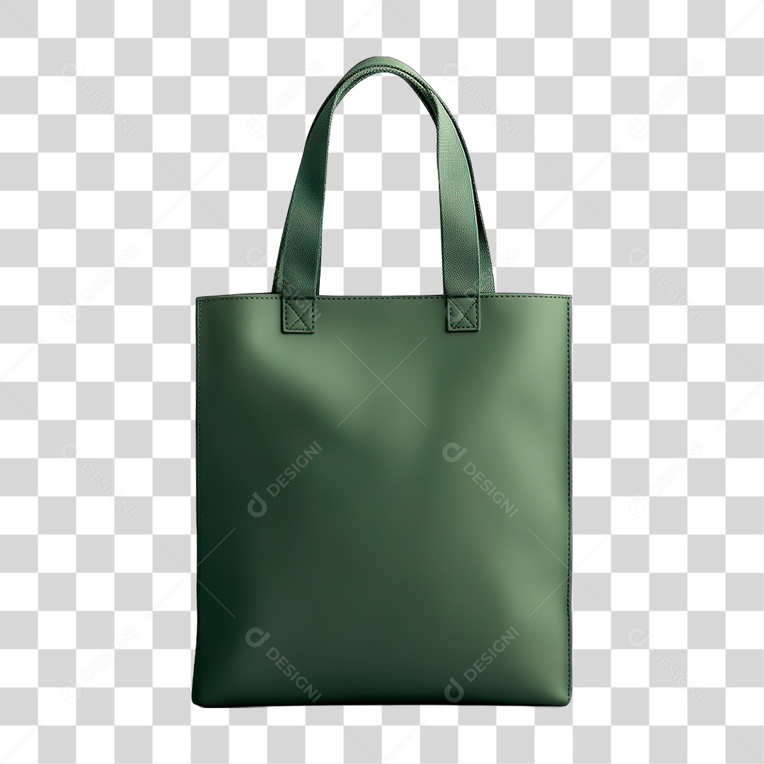 Sacola Verde PNG Transparente