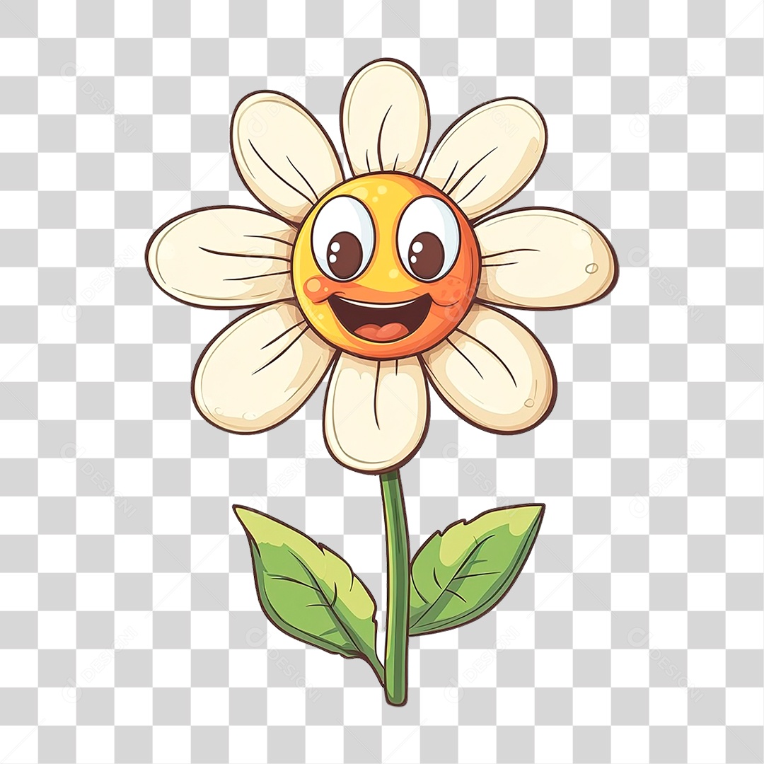 Flor de Desenho PNG Transparente