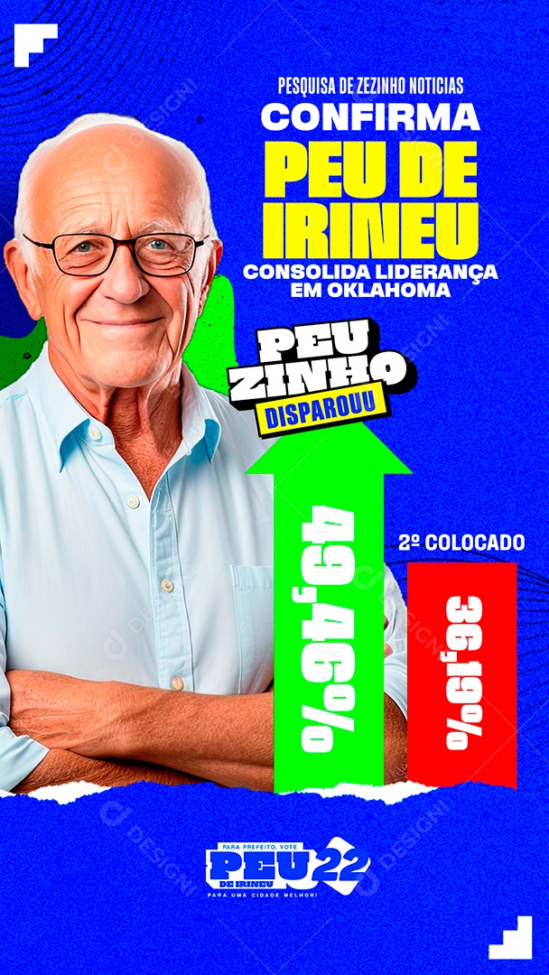 Flyer Política Social Media PSD Editável