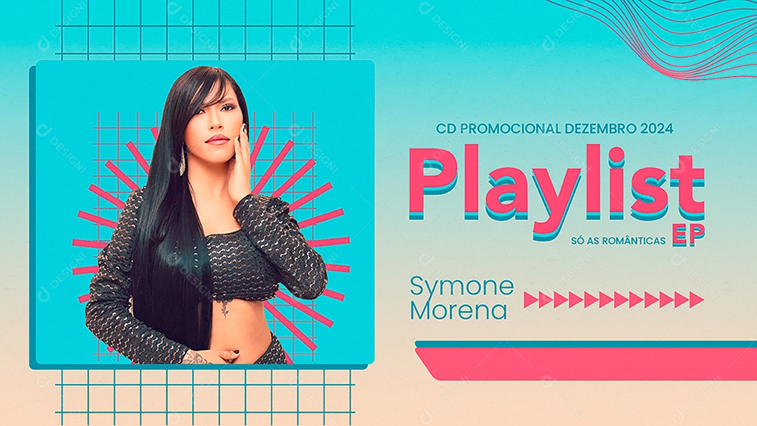 Banner Flyer Playlist Social Media PSD Editável