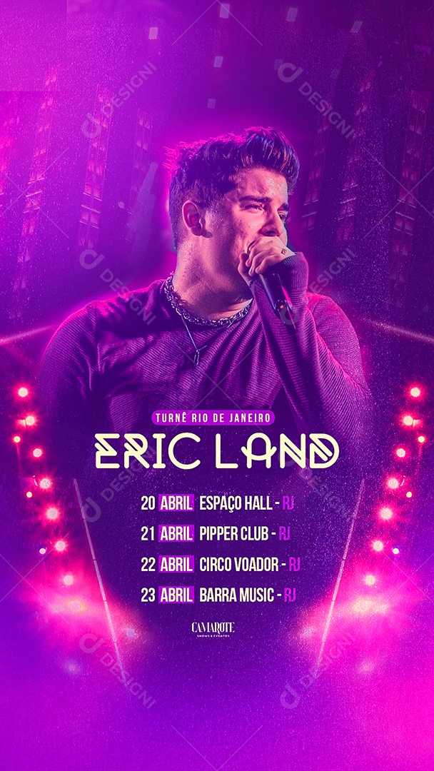 Story Flyer Eric Land Social Media PSD Editável