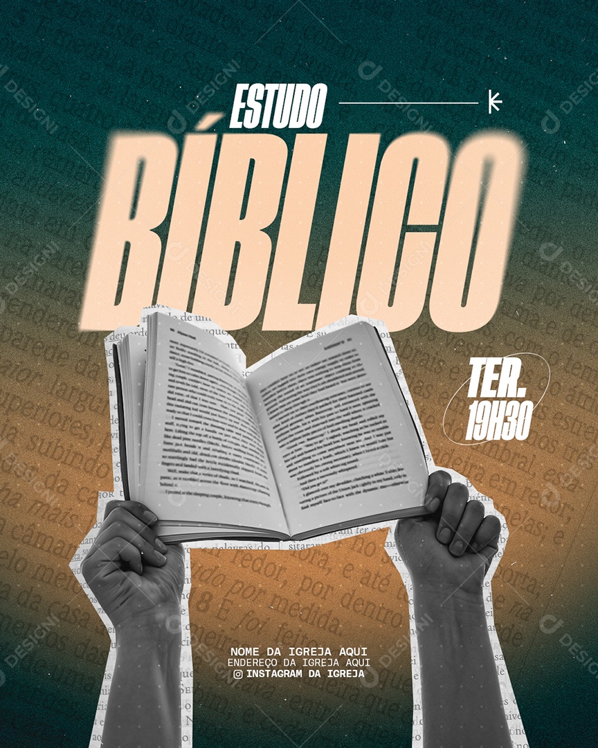 Estudo Publico Social Media PSD Editável