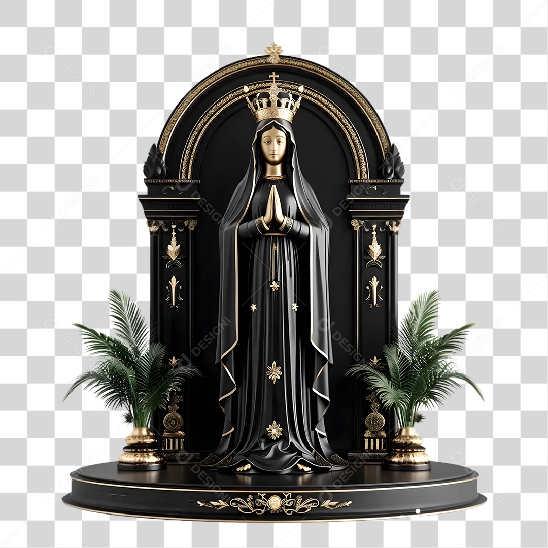 Imagem Semelhante a Nossa Senhora de Aparecida PNG Transparente