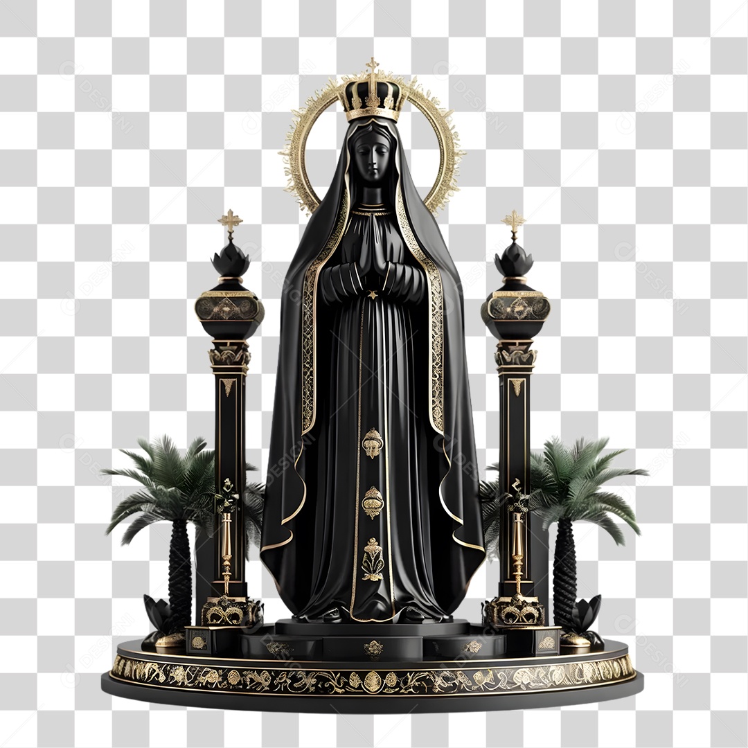 Imagem Semelhante a Nossa Senhora de Aparecida PNG Transparente