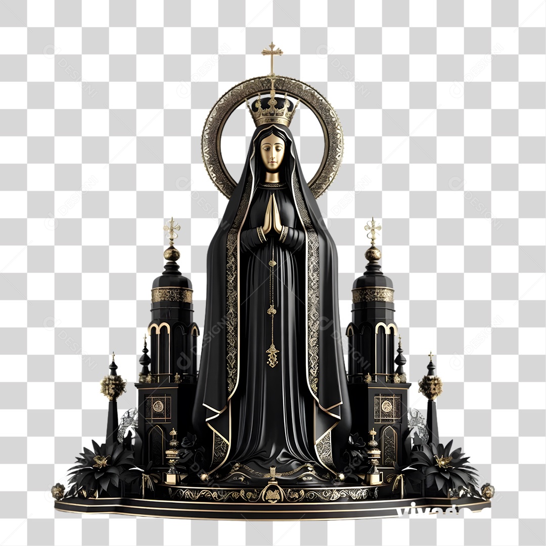 Imagem Semelhante a Nossa Senhora de Aparecida PNG Transparente