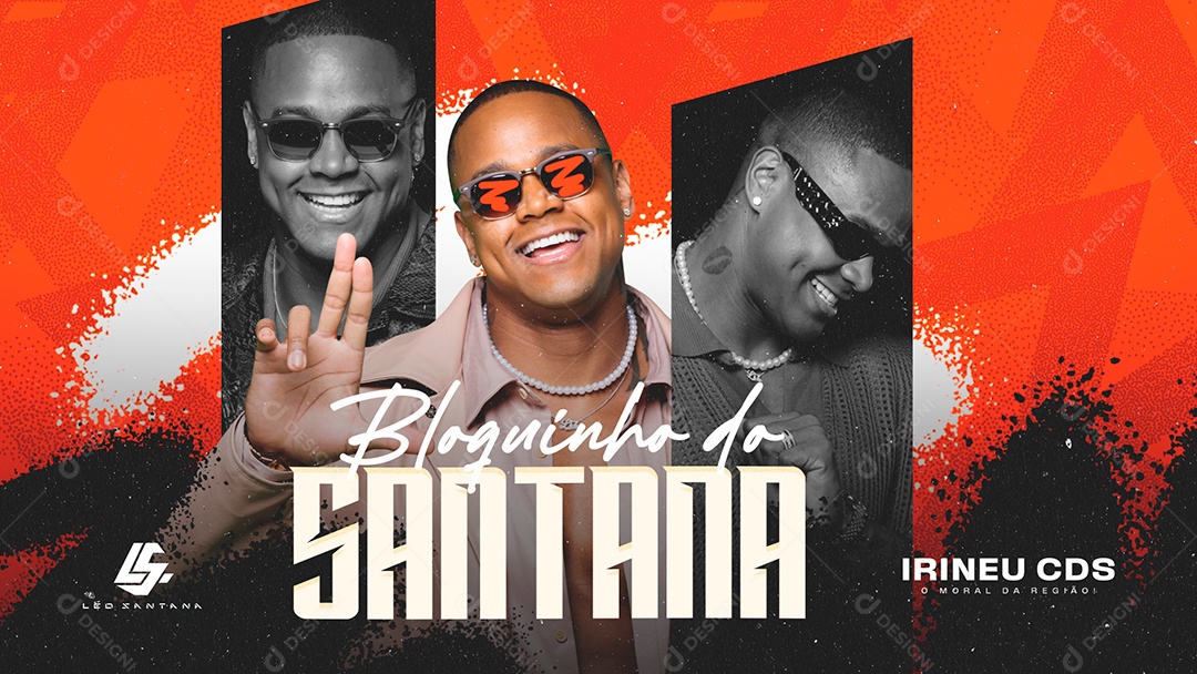 Flyer Shows Bloquinho Social Media PSD Editável