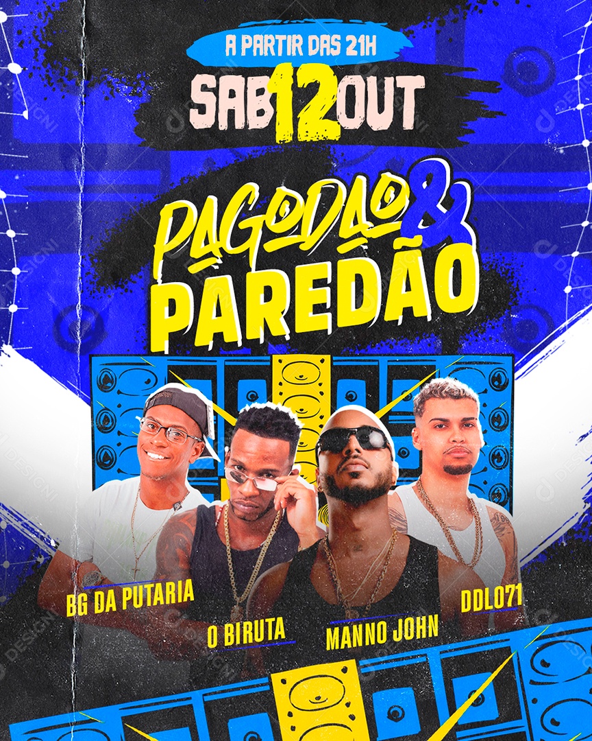 Flyer Artists Shows Social Media PSD Editable