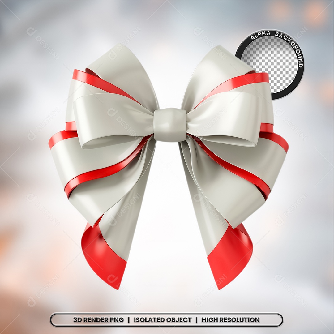 Elemento 3D Laço para Composição PSD