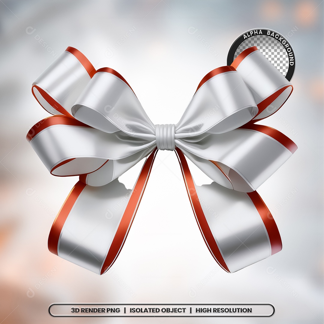 Elemento 3D Laço para Composição PSD