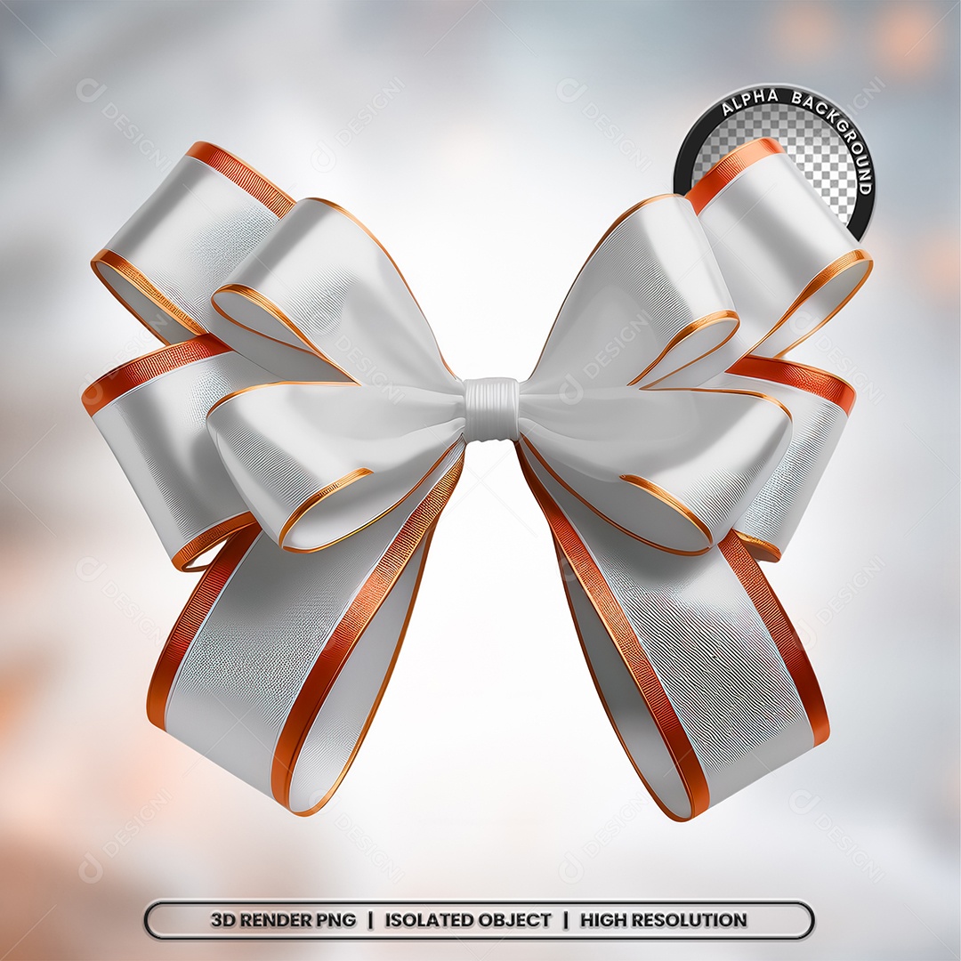 Elemento 3D Laço para Composição PSD