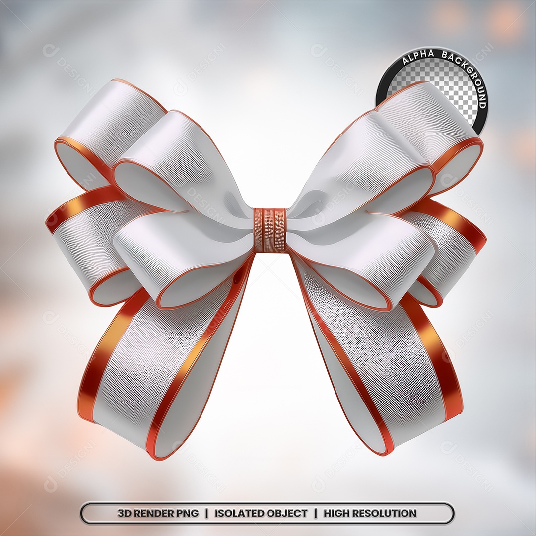 Elemento 3D Laço para Composição PSD