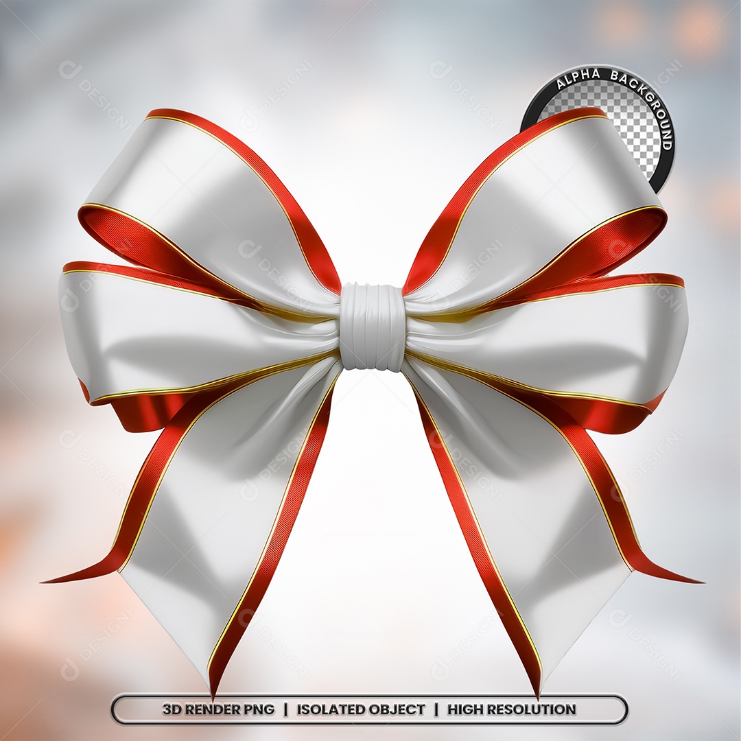 Elemento 3D Laço para Composição PSD