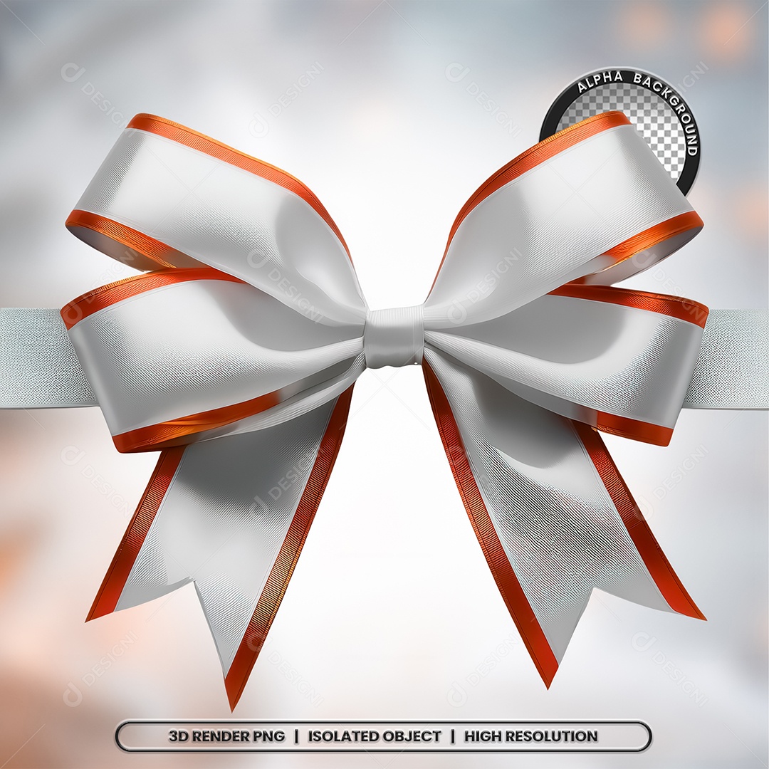 Elemento 3D Laço para Composição PSD