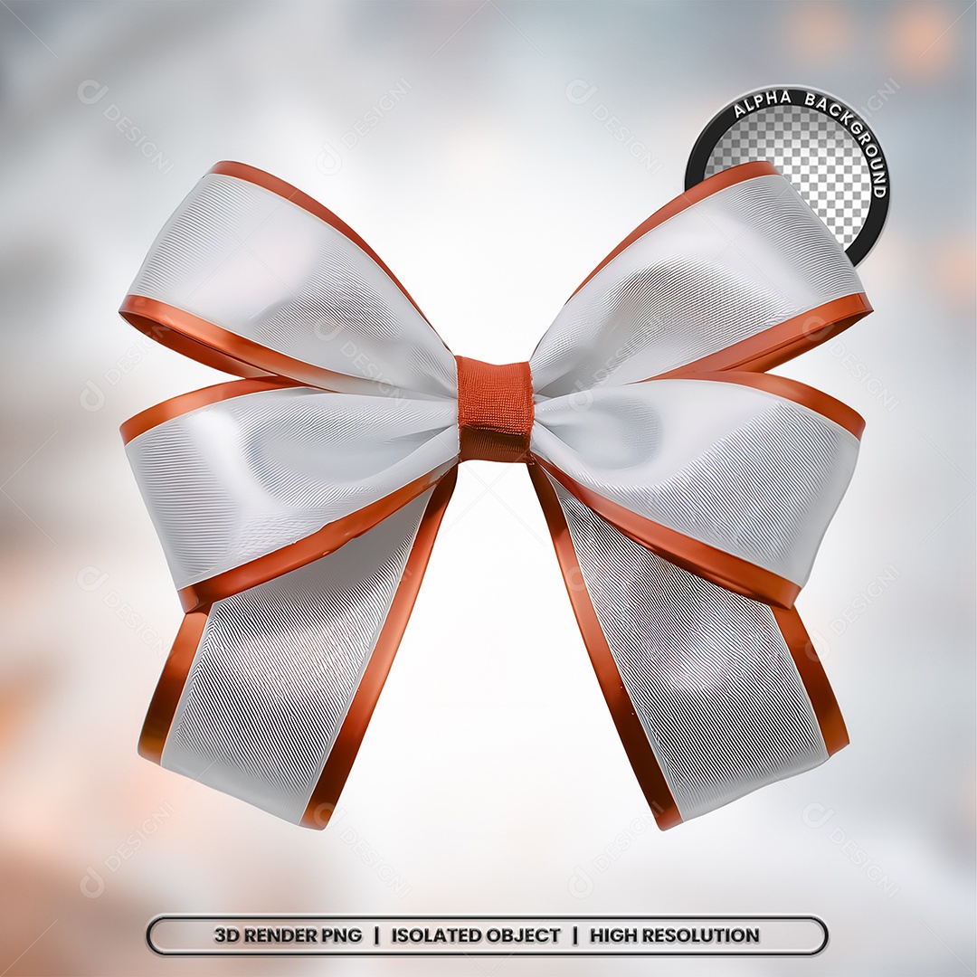 Elemento 3D Laço para Composição PSD