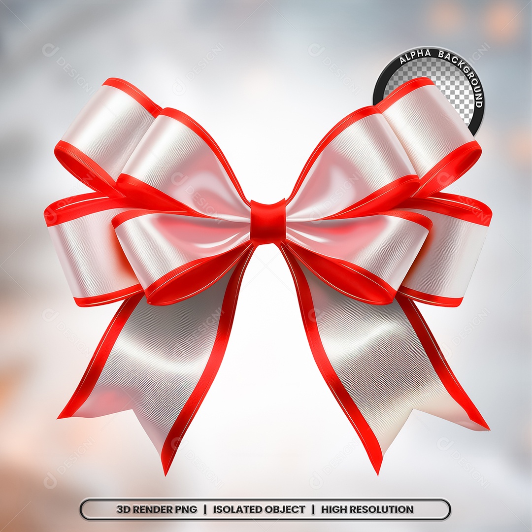 Elemento 3D Laço para Composição PSD