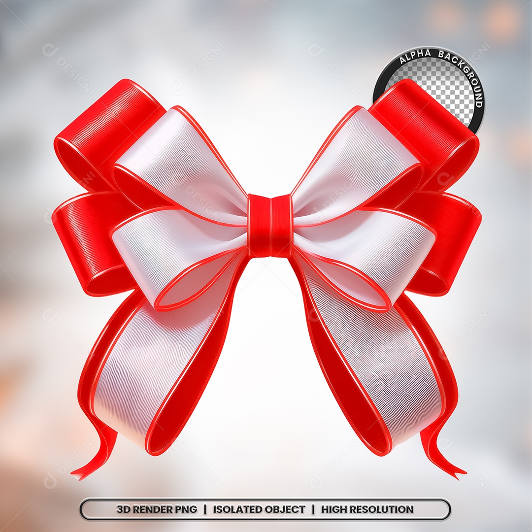 Elemento 3D Laço para Composição PSD