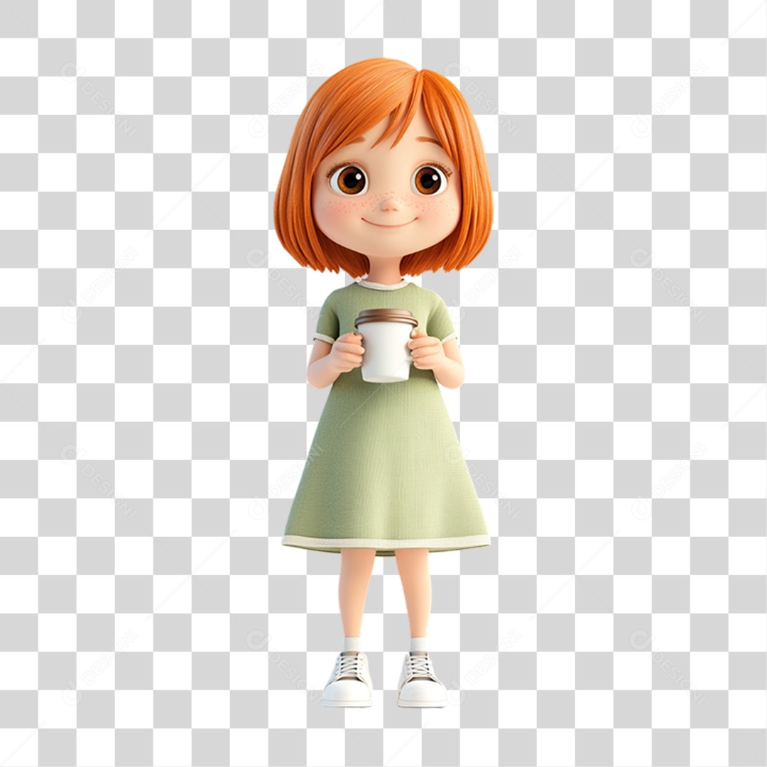 Personagem Garota Mulher PNG Transparente