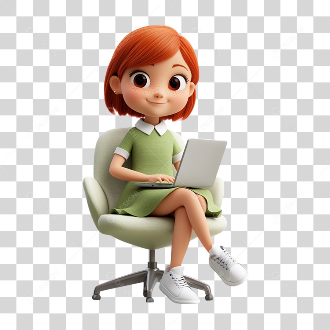 Personagem Garota Mulher PNG Transparente