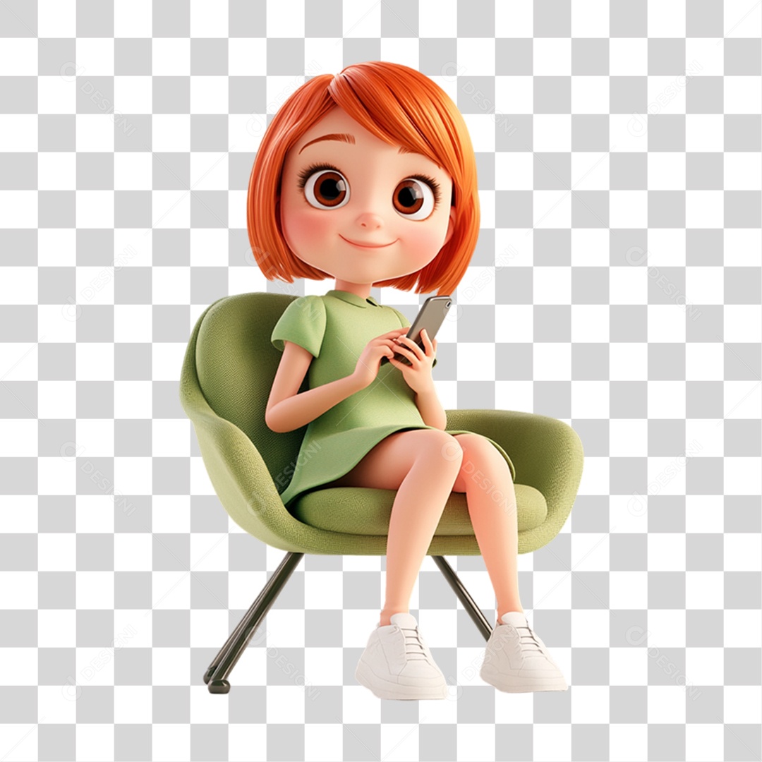 Personagem Garota Mulher PNG Transparente