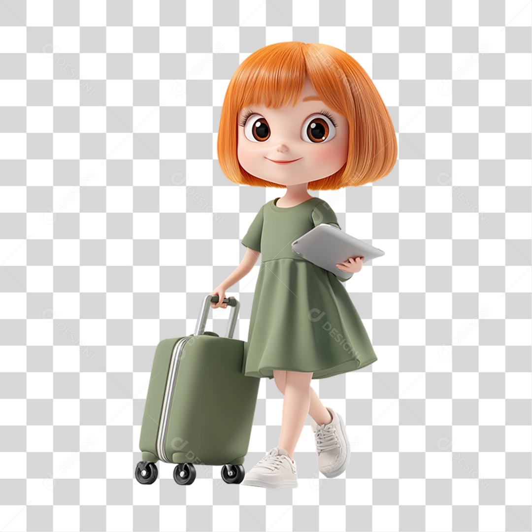 Personagem Garota Mulher PNG Transparente