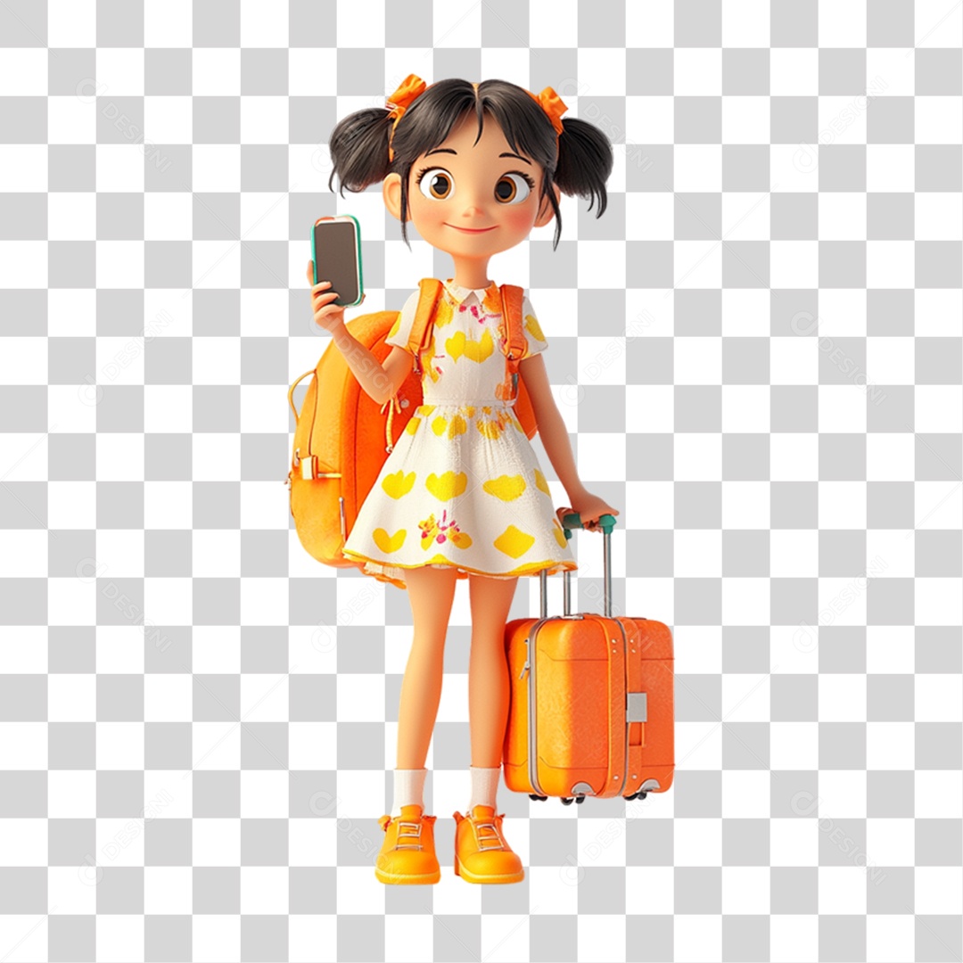 Personagem Garota Mulher PNG Transparente