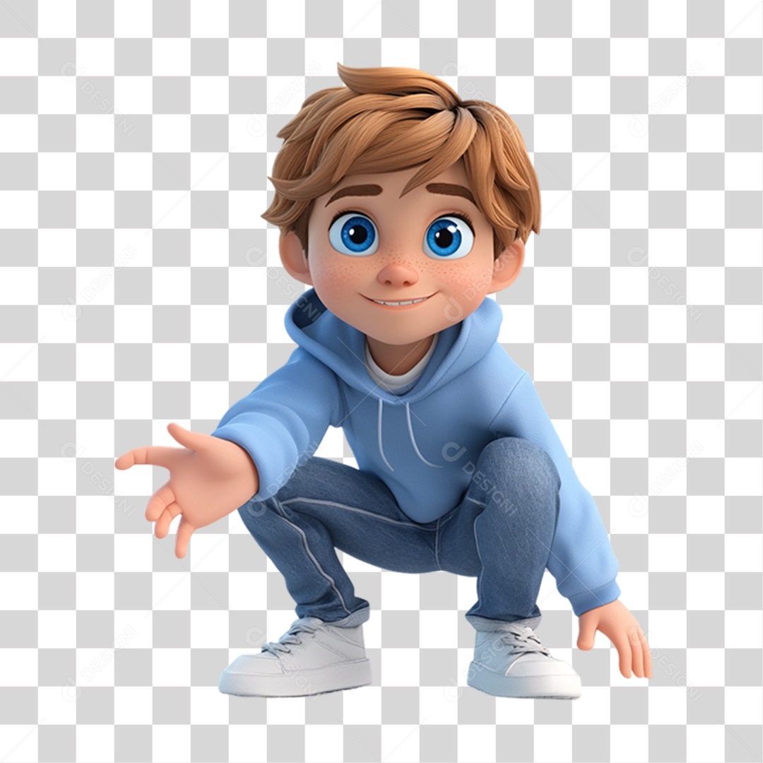 Personagem Garoto PNG Transparente