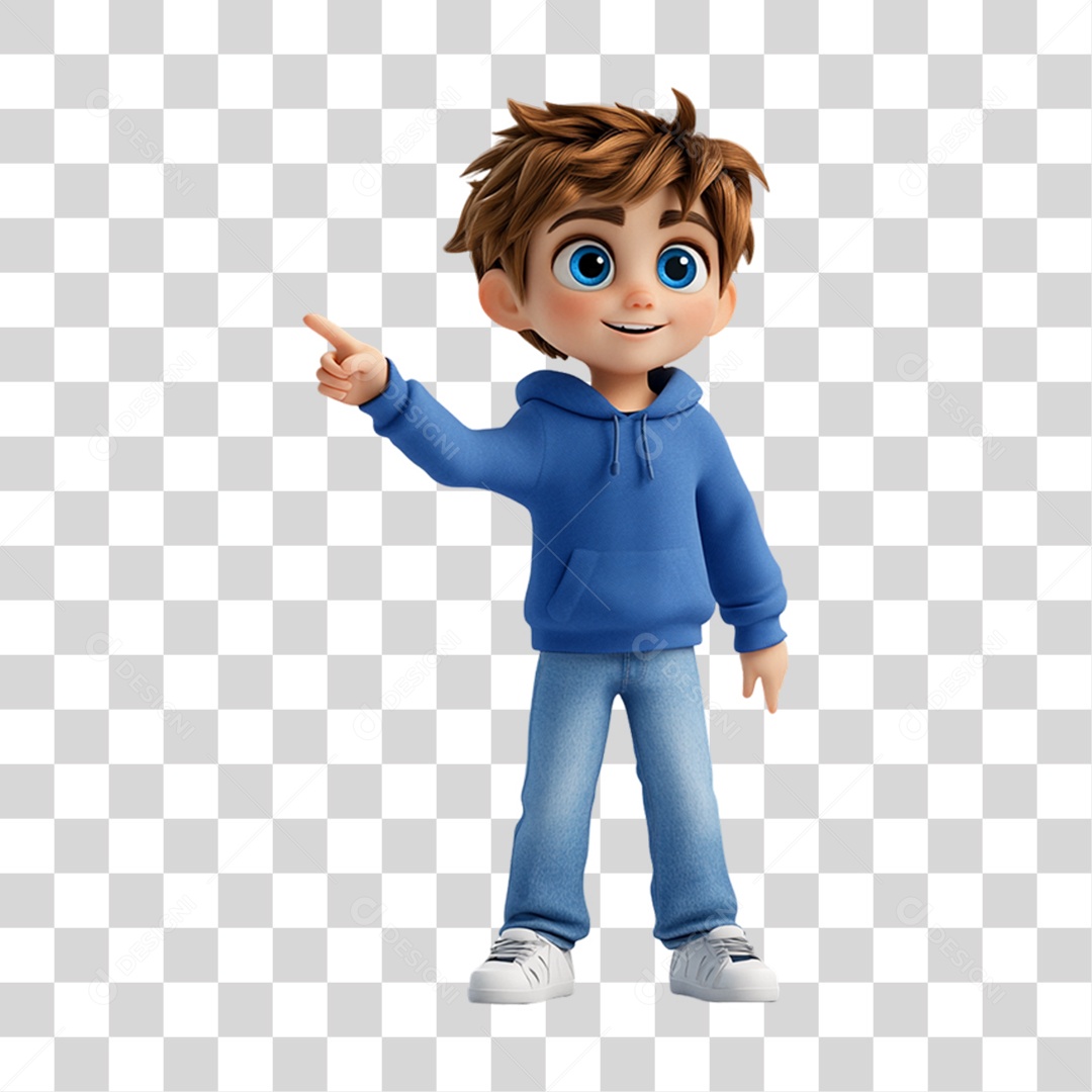 Personagem Garoto PNG Transparente