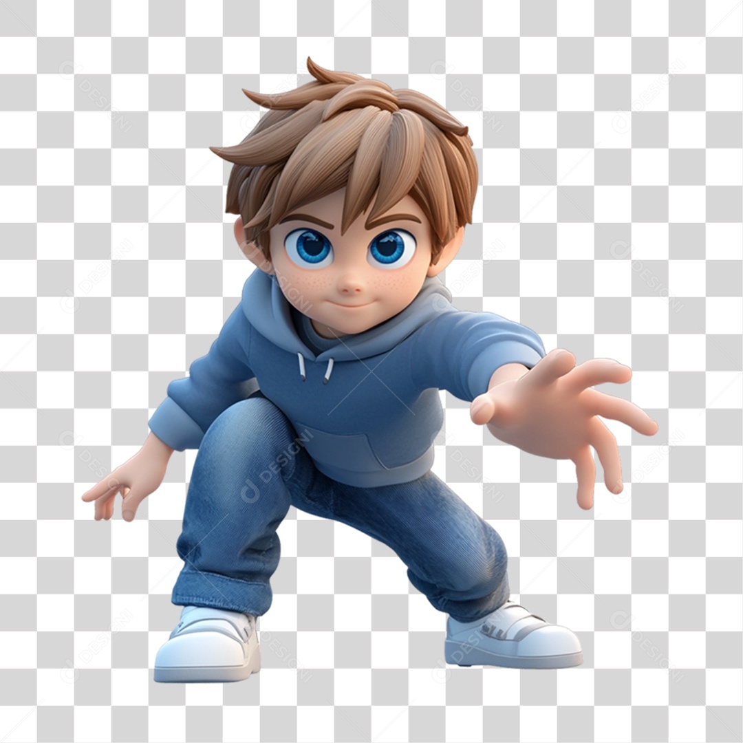 Personagem Garoto PNG Transparente