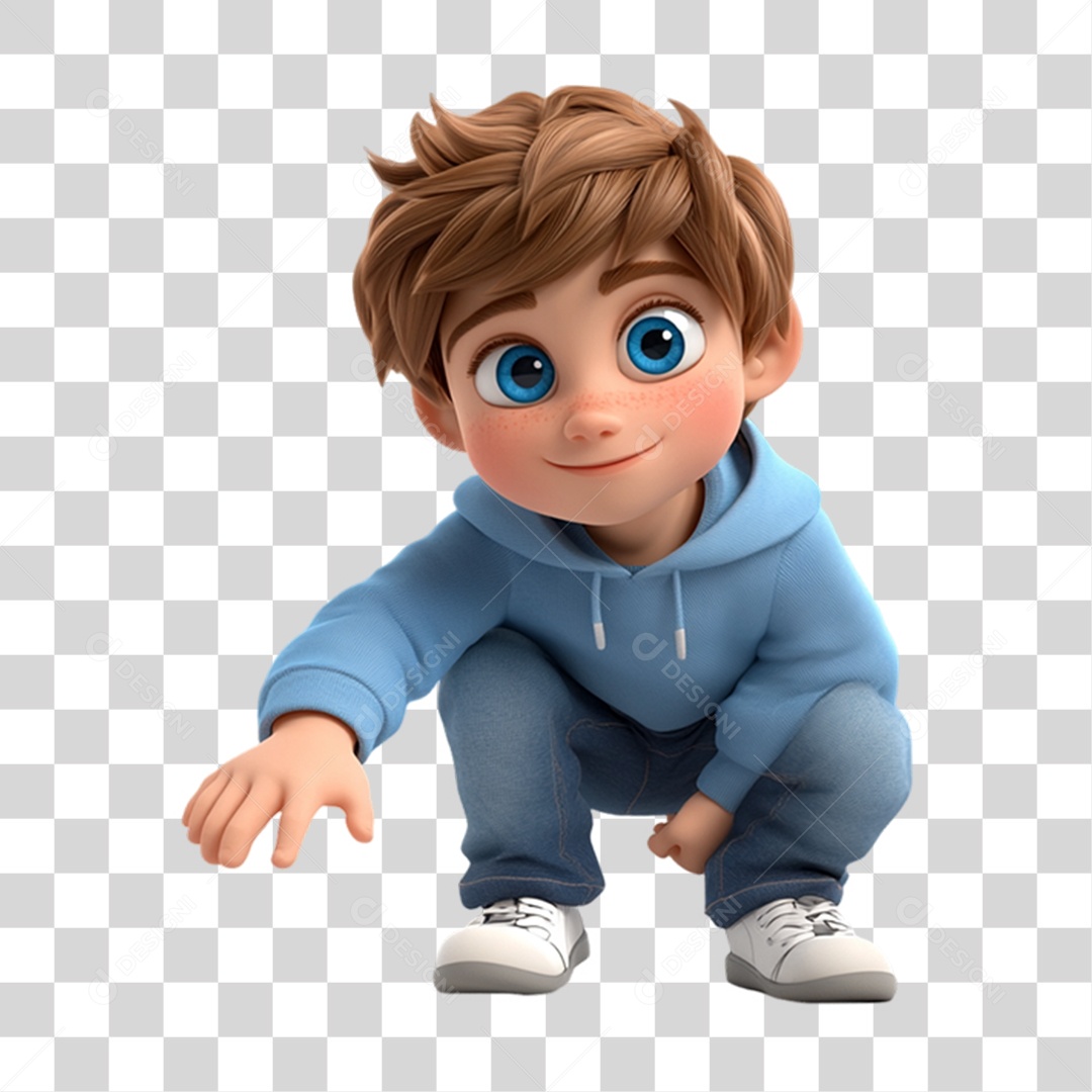 Personagem Garoto PNG Transparente