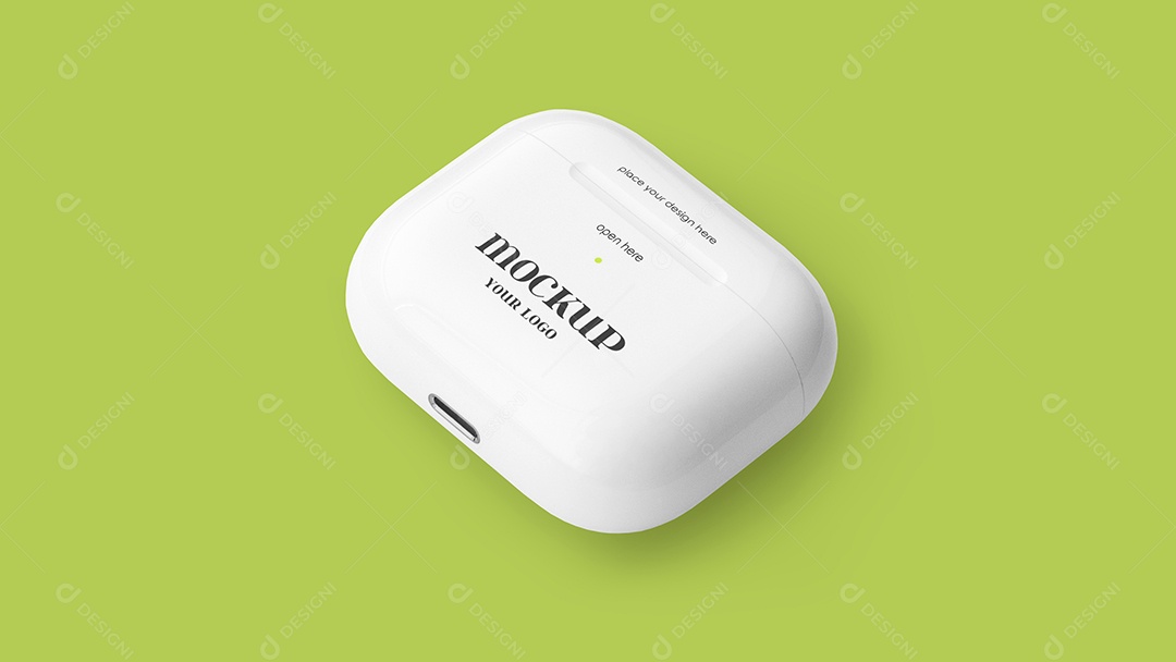 Mockup de Fone de Ouvido PSD Editável