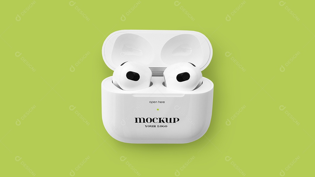 Mockup de Fone de Ouvido PSD Editável