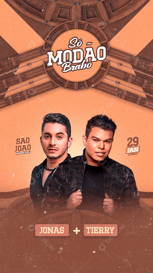 Story Flyer Só Modão Brabo Social Media PSD Editável