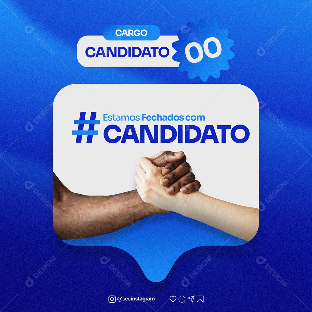 Política Eleição Social Media PSD Editável